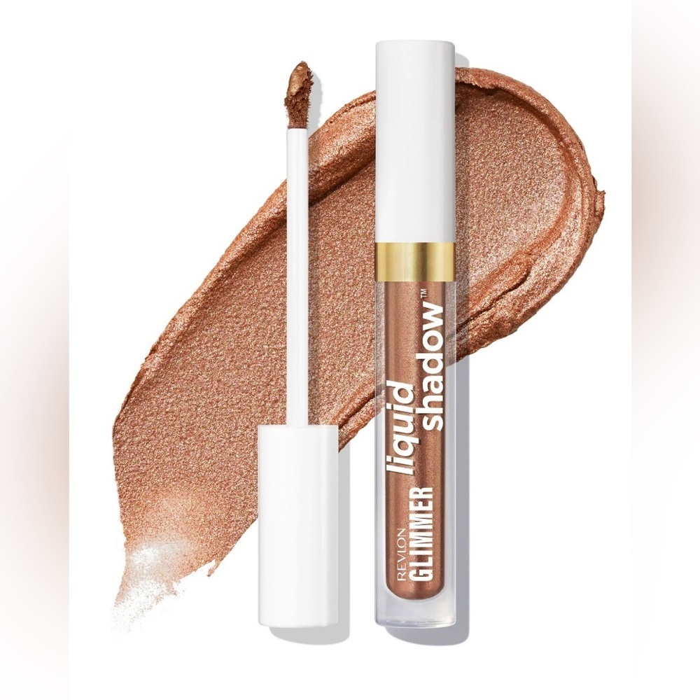Revlon Liquid Glimmer Shadow, Shimmer Eyeshadow Makeup- 203 Spaced Out (Copper)